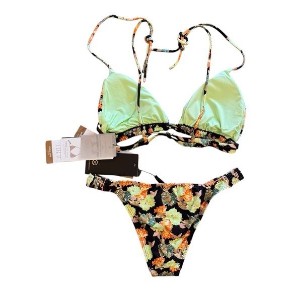 VIX Camilla top/ Riviera bottom in Beatrice Floral NWT - Picture 6 of 8